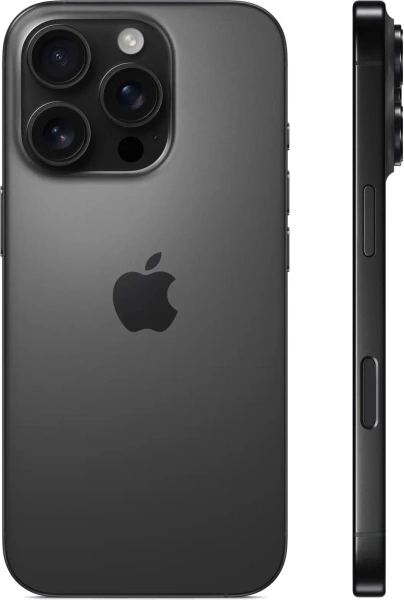 Смартфон Apple A3292 iPhone 16 Pro 512Gb черный титан моноблок 3G 4G 1Sim 6.3" 1206x2622 iOS 18 48Mpix 802.11 a/b/g/n/ac/ax/be NFC GPS Protect