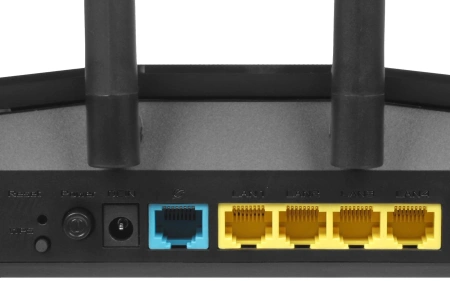 Роутер беспроводной Asus RT-AX57 AX3000 10/100/1000BASE-TX черный