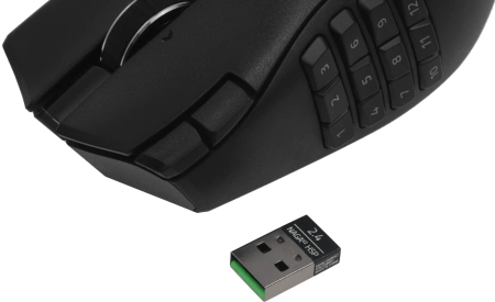 Мышь Razer Naga V2 HyperSpeed черный оптическая 30000dpi беспров. BT/Radio для ноутбука 17but (RZ01-03600100-R3G1)