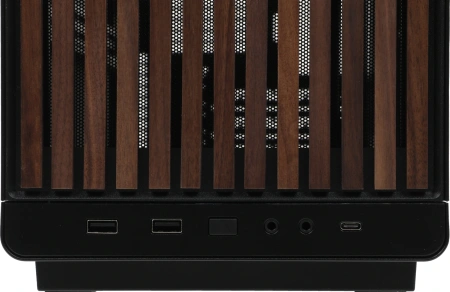 Корпус Lian-Li A3 Wood черный без БП mATX 10x120mm 2x140mm 2xUSB3.0 1xUSB3.1 audio bott PSU