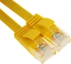 Патч-корд Flat cat.5E stranded molded 7.5м желтый RJ-45 (m)-RJ-45 (m) (упак.:1шт)