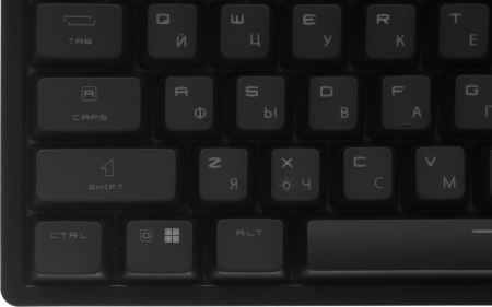 Клавиатура MSI GK320 механическая черный USB Multimedia for gamer LED (S11-04RU259-HH9) кабель 1.6м