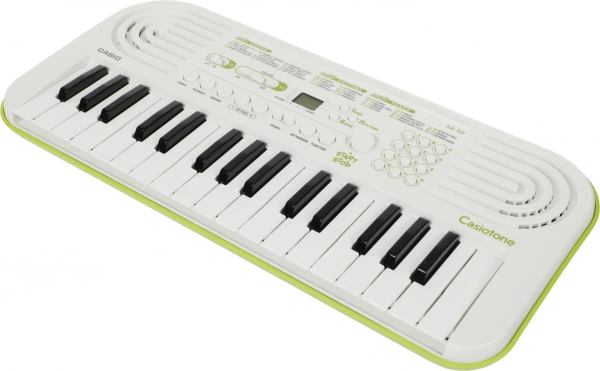 Синтезатор Casio SA-50 32клав. зеленый/белый
