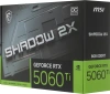 Видеокарта MSI PCI-E 5.0 RTX 5060 TI 8G SHADOW 2X OC PLUS NVIDIA GeForce RTX 5060TI 8Gb 128bit GDDR7 2602/28000 HDMIx1 DPx3 HDCP Ret