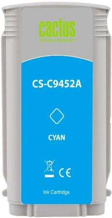 Картридж струйный Cactus CS-C9452A №70 голуб.пигм. (130мл) для HP DJ Z3100 с чипом