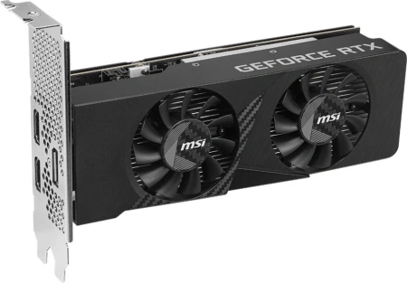 Видеокарта MSI PCI-E 4.0 RTX 3050 LP E 6G OC NVIDIA GeForce RTX 3050 6Gb 96bit GDDR6 1492/14000 HDMIx2 DPx1 HDCP Ret low profile