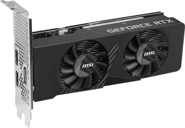 Видеокарта MSI PCI-E 4.0 RTX 3050 LP E 6G OC NVIDIA GeForce RTX 3050 6Gb 96bit GDDR6 1492/14000 HDMIx2 DPx1 HDCP Ret low profile