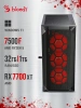 ПК Bloody BD-PC RB65C2 MT Ryzen 5 7500F (3.7) 32Gb SSD1Tb RX 7700XT 12Gb Windows 11 Home 64 2.5xGbitEth WiFi BT 650W черный (RUS) (2111350)