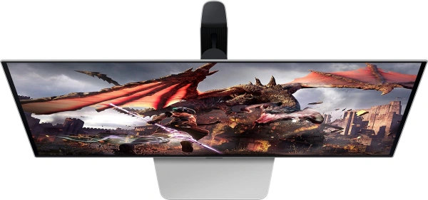 Монитор Samsung 32" Odyssey OLED G8 LS32DG800SIXCI серебристый OLED LED 16:9 HDMI M/M TV матовая HAS Piv 250cd 178гр/178гр 3840x2160 240Hz FreeSync Premium Pro DP 4K USB 8.4кг