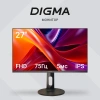 Монитор Digma 27" Progress 27P605F черный IPS LED 5ms 16:9 HDMI M/M матовая HAS 300cd 178гр/178гр 1920x1080 75Hz G-Sync FreeSync DP FHD USB 6.05кг