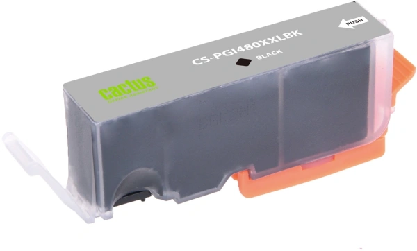 Картридж струйный Cactus CS-PGI480XXLBK PGI-480XLBK черный пигментный (24.4мл) для Canon Pixma TR7540/TR8540/TS6140/TS8140 с чипом