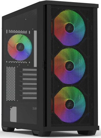 Корпус Zalman Z10 PLUS черный без БП ATX 10x120mm 4x140mm 2xUSB3.0 audio bott PSU