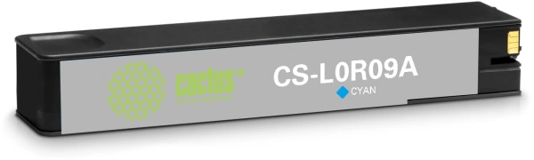 Картридж струйный Cactus CS-L0R09A 981X голуб.пигм. (150мл) для HP PageWide 556dn Enterprise/586dn с чипом