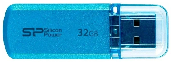 Флеш Диск Silicon Power 32Gb Helios 101 SP032GBUF2101V1B USB2.0 синий