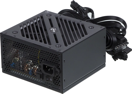Блок питания Aerocool ATX 600W CYLON 600 80+ (20+4pin) APFC 120mm fan color 5xSATA RTL