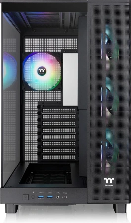 Корпус Thermaltake View 380 XL WS ARGB черный без БП ATX 5x120mm 2x140mm 2xUSB3.0 audio bott PSU