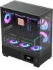 Корпус Formula Crystal E1 Floe черный без БП ATX 6x120mm 2xUSB3.0 audio bott PSU