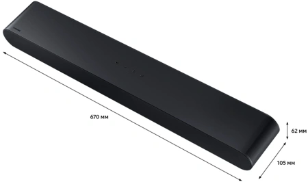 Саундбар Samsung HW-S60D/RU 5.0 200Вт черный