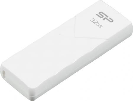 Флеш Диск Silicon Power 32Gb Ultima U03 SP032GBUF2U03V1W USB2.0 белый