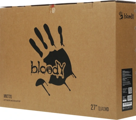 Монитор Bloody 27" MN272Q темно-серый IPS LED 1ms 16:9 HDMI M/M матовая HAS Piv 400cd 178гр/178гр 2560x1440 240Hz G-Sync FreeSync DP 2K 6.55кг