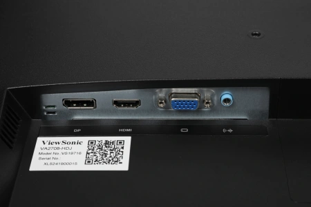 Монитор ViewSonic 27" VA2708-HDJ черный IPS LED 16:9 HDMI матовая HAS Piv 250cd 178гр/178гр 1920x1080 100Hz VGA DP FHD 6.1кг