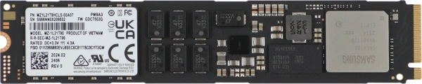 Накопитель SSD Samsung PCIe 4.0 x4 1920GB MZ1L21T9HCLS-00A07 PM9A3 1 DWPD OEM