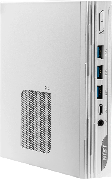 Неттоп MSI Pro DP10 12M-279XRU i3 1215U (1.2) 8Gb SSD512Gb UHDG без ОС 2.5xGbitEth WiFi BT 120W белый (9S6-B0A622-279)