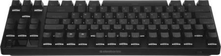 Клавиатура Steelseries Apex Pro TKL механическая черный USB for gamer LED (подставка для запястий) (64856)