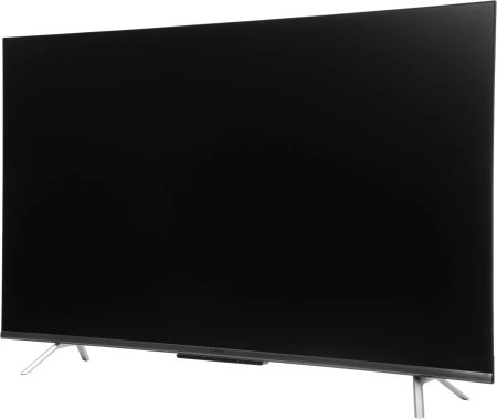 Телевизор QLED Skyworth 55" 55Q66G Google TV Frameless черный/серебристый 4K Ultra HD 60Hz DVB-T DVB-T2 DVB-C DVB-S DVB-S2 USB WiFi Smart TV