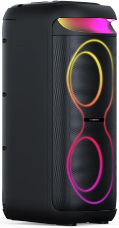 Минисистема Hyundai H-MC1237 черный 40Вт FM USB BT micro SD