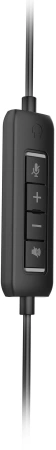 Наушники с микрофоном Acer OHW309 черный 2.8м накладные USB оголовье (ZL.HDSEE.004)