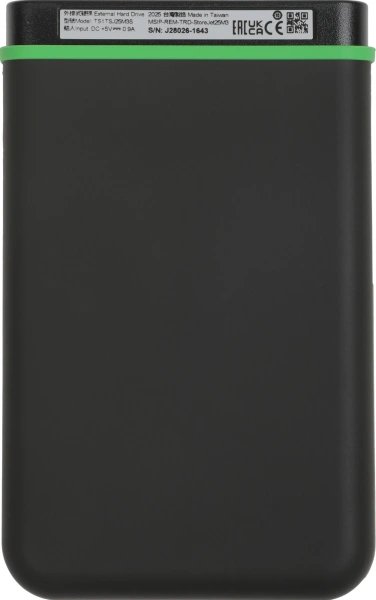 Жесткий диск Transcend USB3.0 1TB TS1TSJ25M3S StoreJet 25M3S (5400rpm) 2.5" серый