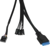 Корпус Aerocool Gladiator Duo-G-BK-v1 черный без БП ATX 5x120mm 2x140mm 2xUSB3.0 audio bott PSU