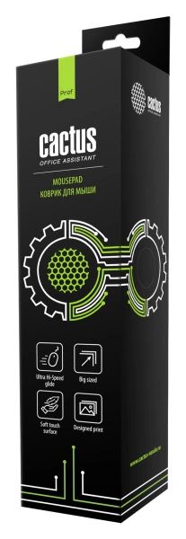 Коврик для мыши Cactus Plasma рисунок 400x300x3мм (CS-MP-PRO02XL)