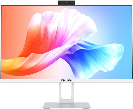 Моноблок Chuwi Unitech 24 23.8" Full HD N150 (0.8) 8Gb SSD256Gb Graphics Windows 11 Pro GbitEth WiFi BT 48W клавиатура мышь Cam белый 1920x1080