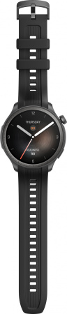 Смарт-часы Amazfit Balance A2287 46мм 1.5" AMOLED корп.черный рем.черный разм.брасл.:140-215мм (6972596107415)