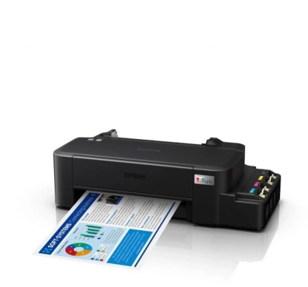 Принтер струйный Epson L121 (C11CD76414/413/505/504) A4 черный