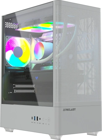 ПК Teclast G03 i7 14700F (2.1) 32Gb SSD1Tb RTX5070Ti 12Gb Windows 11 Pro GbitEth WiFi BT 750W белый (G03 14700F32G1T5070TWKRU)