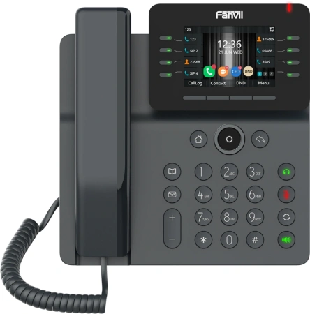 Телефон IP Fanvil V64 черный