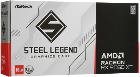 Видеокарта Asrock PCI-E 5.0 RX9060XT SL 16GO AMD Radeon RX 9060XT 16Gb 128bit GDDR6 2780/20000 HDMIx1 DPx2 HDCP Ret