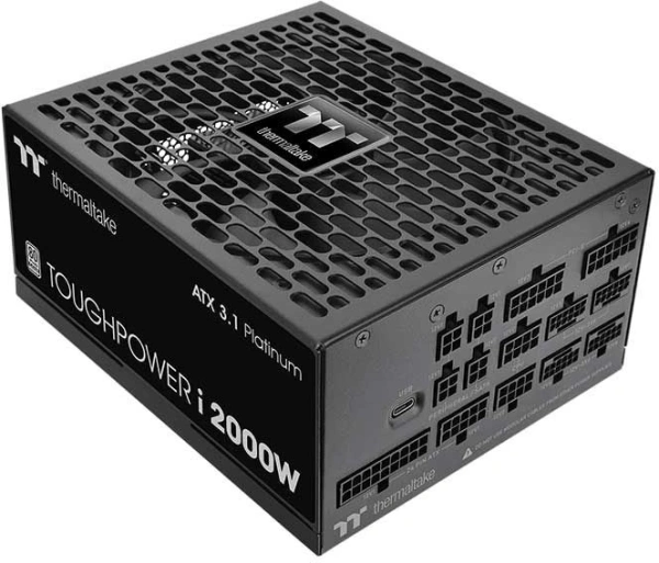 Блок питания Thermaltake ATX 2000W Toughpower i Gen.5 80+ platinum 24pin APFC 140mm fan color LED 16xSATA Cab Manag RTL