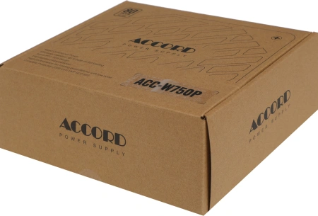 Блок питания Accord ATX 750W ACC-W750P 80 PLUS WHITE (20+4pin) 120mm fan 6xSATA RTL