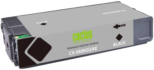 Картридж струйный Cactus CS-M0K02AE 991XL черный пигментный (465мл) для HP PageWide755dn;MFP774dn/779dn;Pro750dw/772dn с чипом