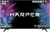 Телевизор LED Harper 32" 32R720TS Android TV черный HD 60Hz DVB-T DVB-T2 DVB-C DVB-C2 DVB-S DVB-S2 USB WiFi Smart TV