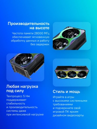 Видеокарта Palit PCI-E 5.0 PA-RTX5090 GAMEROCK NVIDIA GeForce RTX 5090 32Gb 512bit GDDR7 2017/28000 HDMIx1 DPx3 HDCP Ret