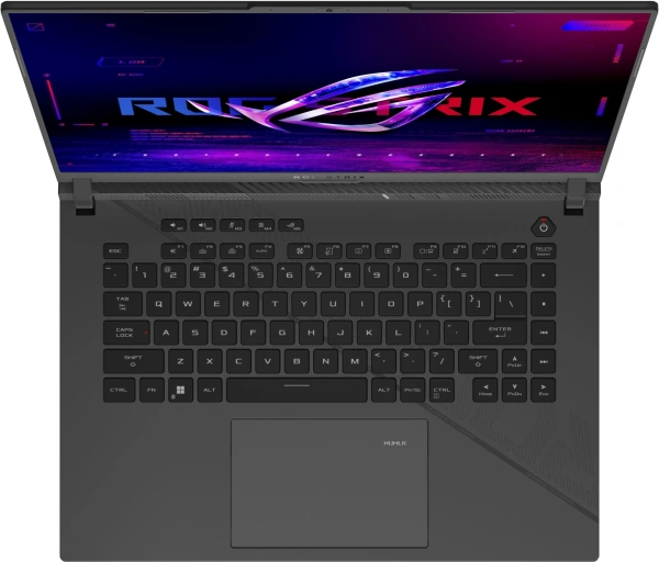 Ноутбук Asus ROG Strix G16 G614JU-N3490 Core i5 13450HX 16Gb SSD512Gb NVIDIA GeForce RTX4050 6Gb 16" IPS WUXGA (1920x1200) без ОС grey WiFi BT Cam (90NR0CC1-M012J0)
