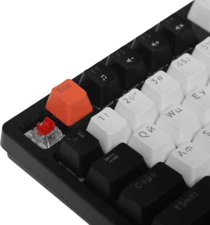 Клавиатура Defender GK-418 механическая черный USB Multimedia for gamer LED (45418) кабель 1.5м