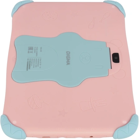 Планшет Digma Kids A8 SC9863A (1.6) 8C RAM2Gb ROM32Gb 8" IPS 1280x800 4G Android 11.0 Go розовый 2Mpix 0.3Mpix BT WiFi microSD 512Gb 3000mAh 240hrs