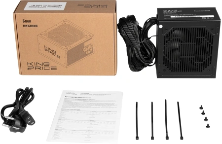 Блок питания KingPrice ATX 500W KPPSU500 (20+4pin) 120mm fan 4xSATA RTL