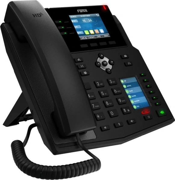 Телефон IP Fanvil X4U V2 черный